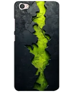 Чохол для Xiaomi Redmi Note 5A з картинкою «Салатовий розлом скелі»