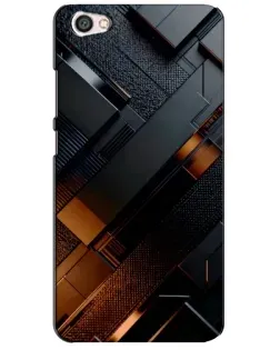 Чохол для Xiaomi Redmi Note 5A з картинкою «Чорні геометричні блоки»