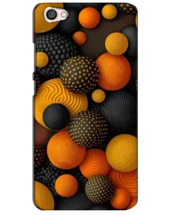 Чохол для Xiaomi Redmi Note 5A з картинкою «Об'ємні помаранчеві сфери»