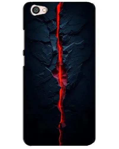 Чохол для Xiaomi Redmi Note 5A з картинкою «Червона лавова тріщина»