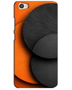 Чохол для Xiaomi Redmi Note 5A з картинкою «Геометрія помаранчевих кіл»
