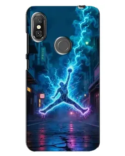 Чехол для Xiaomi Redmi Note 6 Pro с картинкой «Jordan Gold Jumpman»