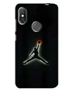 Чехол для Xiaomi Redmi Note 6 Pro с картинкой «Jordan Gradient Logo»
