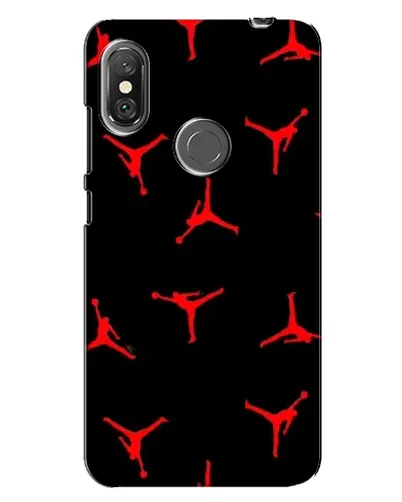 Чехол для Xiaomi Redmi Note 6 Pro с картинкой «Jordan Red Pattern» Чехол для Xiaomi Redmi Note 6 Pro с картинкой «Jordan Red Pattern»