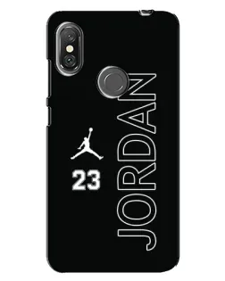 Чехол для Xiaomi Redmi Note 6 Pro с картинкой «Jordan Vertical»
