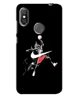 Чехол для Xiaomi Redmi Note 6 Pro с картинкой «Jordan Jumpman»