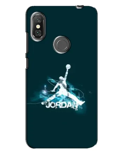 Чехол для Xiaomi Redmi Note 6 Pro с картинкой «Jordan Blue Fire» Чехол для Xiaomi Redmi Note 6 Pro с картинкой «Jordan Blue Fire»