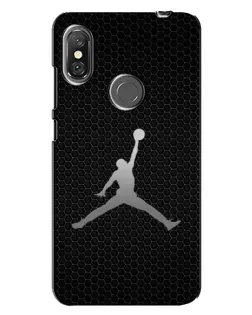 Чехол для Xiaomi Redmi Note 6 Pro с картинкой «Jordan Dark Carbon»