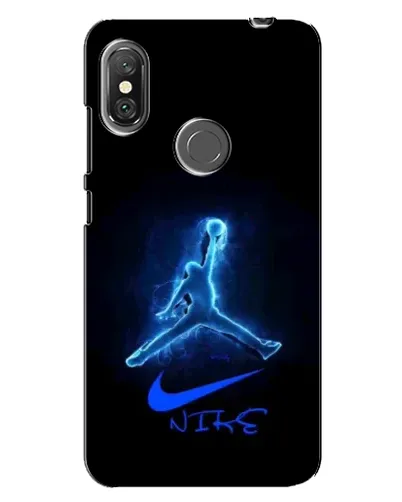 Чехол для Xiaomi Redmi Note 6 Pro с картинкой «Jordan Neon Blue» Чехол для Xiaomi Redmi Note 6 Pro с картинкой «Jordan Neon Blue»