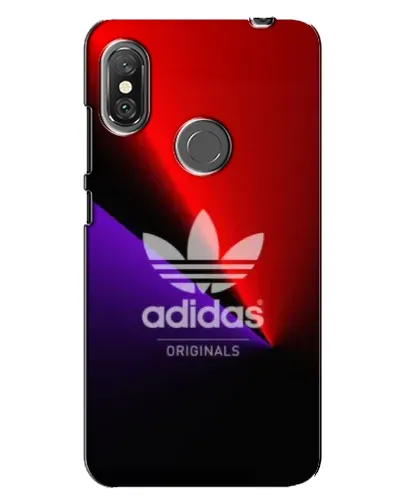 Чехол для Xiaomi Redmi Note 6 Pro с картинкой «Adidas Red Neon»