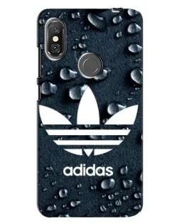 Чехол для Xiaomi Redmi Note 6 Pro с картинкой «Adidas Trefoil Blue»