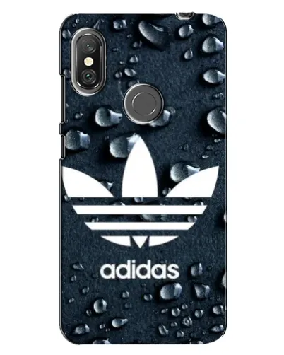 Чехол для Xiaomi Redmi Note 6 Pro с картинкой «Adidas Trefoil Blue»