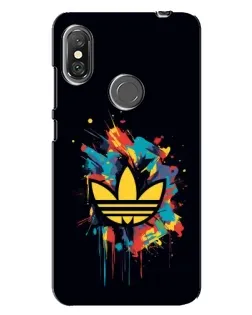 Чехол для Xiaomi Redmi Note 6 Pro с картинкой «Adidas Splash»
