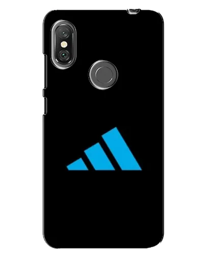Чехол для Xiaomi Redmi Note 6 Pro с картинкой «Adidas Cyan Logo»