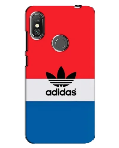 Чехол для Xiaomi Redmi Note 6 Pro с картинкой «Ретро блоки Adidas»
