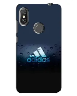 Чехол для Xiaomi Redmi Note 6 Pro с картинкой «Adidas Water Drops»