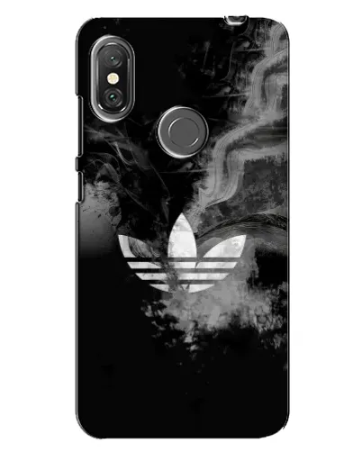 Чехол для Xiaomi Redmi Note 6 Pro с картинкой «Абстрактный дым Adidas»