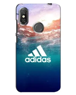 Чехол для Xiaomi Redmi Note 6 Pro с картинкой «Океанская глубина адидас»