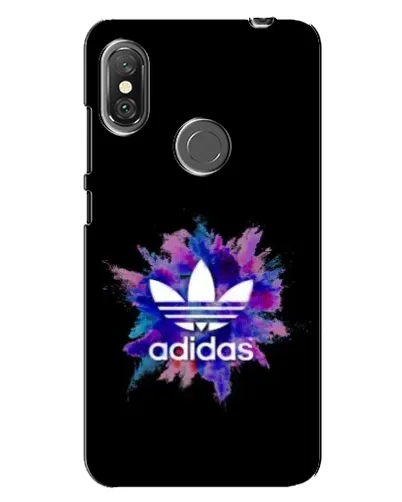 Чехол для Xiaomi Redmi Note 6 Pro с картинкой «Взрыв красок Adidas»