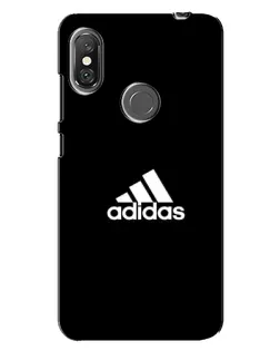 Чехол для Xiaomi Redmi Note 6 Pro с картинкой «Черная классика Adidas»