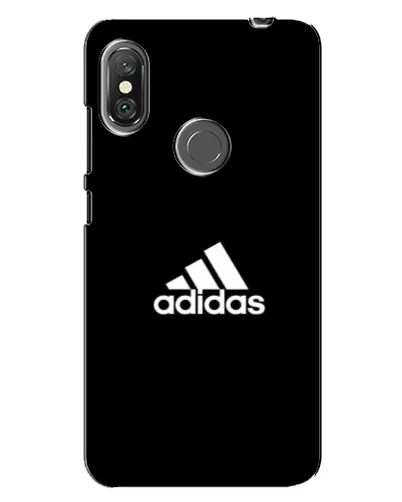 Чехол для Xiaomi Redmi Note 6 Pro с картинкой «Черная классика Adidas»