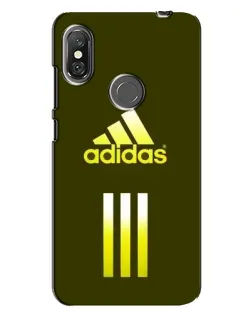 Чехол для Xiaomi Redmi Note 6 Pro с картинкой «Оливковый градиент Adidas»
