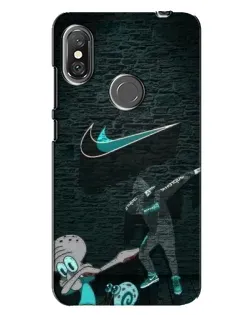 Чехол для Xiaomi Redmi Note 6 Pro с картинкой «Спортивный арт Nike»
