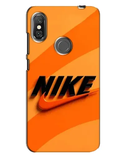 Чехол для Xiaomi Redmi Note 6 Pro с картинкой «Оранжевый драйв Nike»