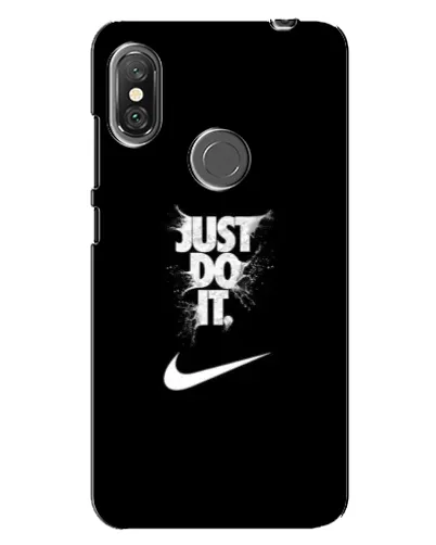 Чехол для Xiaomi Redmi Note 6 Pro с картинкой «Текстовый принт Nike»