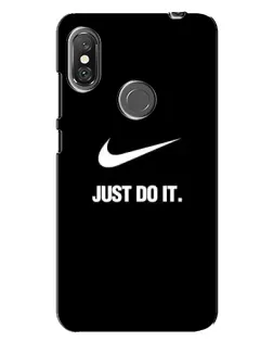Чехол для Xiaomi Redmi Note 6 Pro с картинкой «Классический принт Nike»