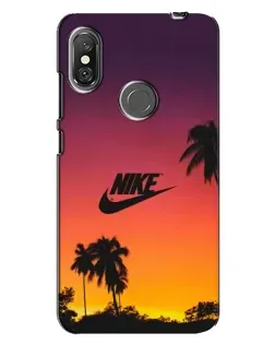 Чехол для Xiaomi Redmi Note 6 Pro с картинкой «Nike на закате солнца»