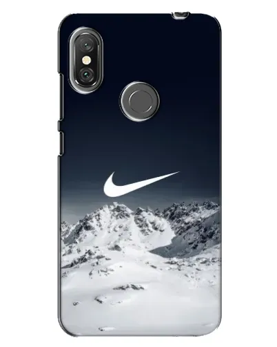 Чехол для Xiaomi Redmi Note 6 Pro с картинкой «Nike — зимние горы»