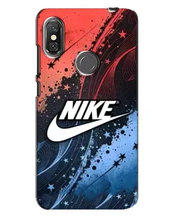 Чехол для Xiaomi Redmi Note 6 Pro с картинкой «Градиентный принт Найк»