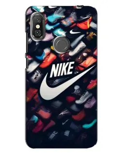 Чехол для Xiaomi Redmi Note 6 Pro с картинкой «Коллекция кроссовок Nike»
