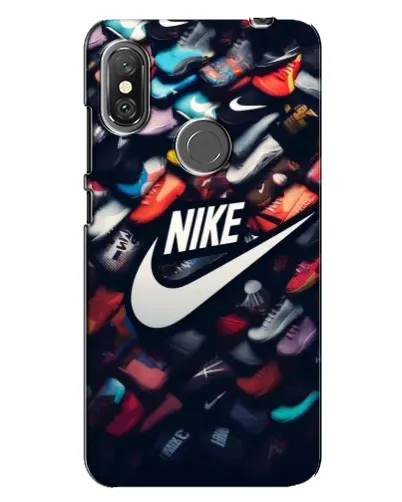 Чехол для Xiaomi Redmi Note 6 Pro с картинкой «Коллекция кроссовок Nike»