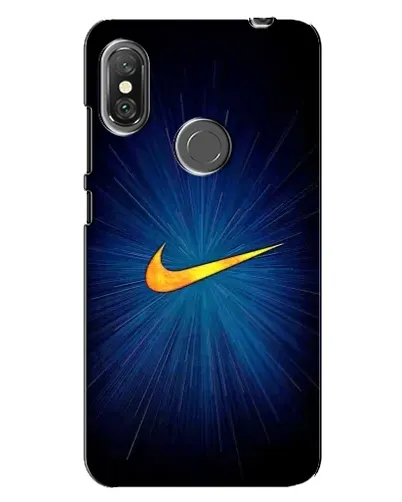 Чохол для Xiaomi Redmi Note 6 Pro з картинкою «Синій пульс Nike» Чохол для Xiaomi Redmi Note 6 Pro з картинкою «Синій пульс Nike»