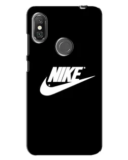 Чохол для Xiaomi Redmi Note 6 Pro з картинкою «Мазки фарби Nike»