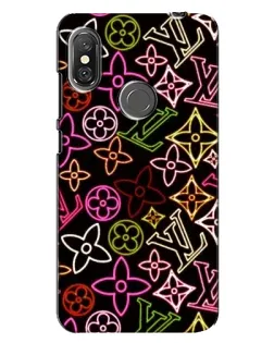 Чехол для Xiaomi Redmi Note 6 Pro с картинкой «Неоновый микс Nike»