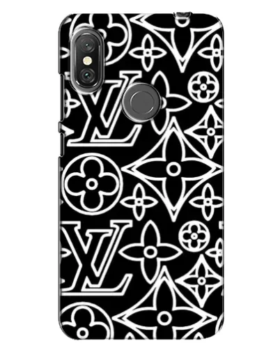 Чехол для Xiaomi Redmi Note 6 Pro с картинкой «Черно-белый узор LV» Чехол для Xiaomi Redmi Note 6 Pro с картинкой «Черно-белый узор LV»