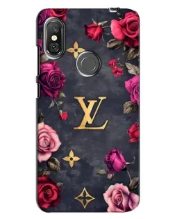 Чехол для Xiaomi Redmi Note 6 Pro с картинкой «Цветочный Louis Vuitton»