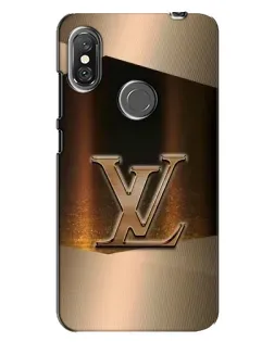 Чехол для Xiaomi Redmi Note 6 Pro с картинкой «LV — золотое сияние»