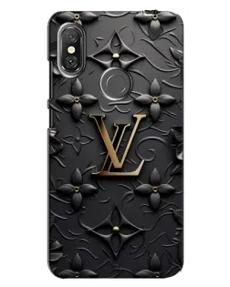 Чехол для Xiaomi Redmi Note 6 Pro с картинкой «Кожаная текстура LV»