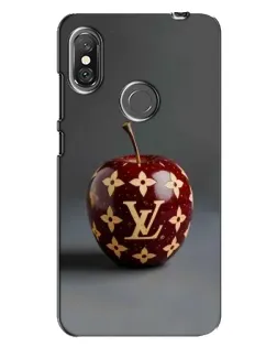 Чехол для Xiaomi Redmi Note 6 Pro с картинкой «Красное яблоко LV»