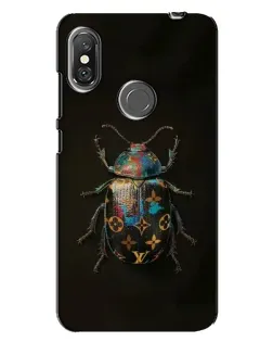 Чехол для Xiaomi Redmi Note 6 Pro с картинкой «LV — мраморный принт»