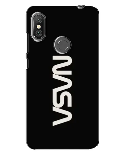 Чехол для Xiaomi Redmi Note 6 Pro с картинкой «NASA — вертикальный логотип»