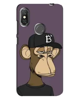Чехол для Xiaomi Redmi Note 6 Pro с картинкой «Bored Ape в кепке»