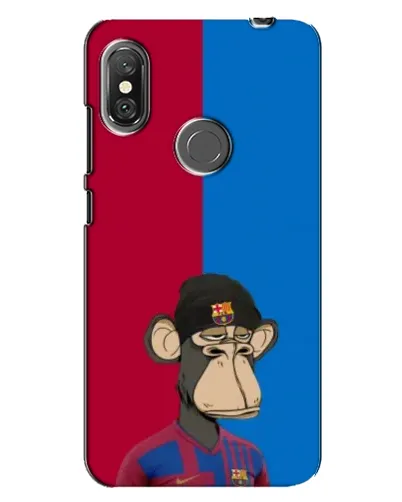 Чехол для Xiaomi Redmi Note 6 Pro с картинкой «Bored Ape — фанат Барсы» Чехол для Xiaomi Redmi Note 6 Pro с картинкой «Bored Ape — фанат Барсы»