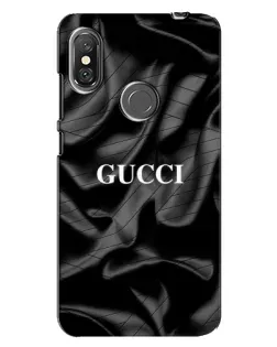 Чехол для Xiaomi Redmi Note 6 Pro с картинкой «Gucci — шелковые волны»
