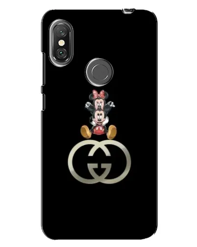 Чехол для Xiaomi Redmi Note 6 Pro с картинкой «Минни Маус на лого» Чехол для Xiaomi Redmi Note 6 Pro с картинкой «Минни Маус на лого»