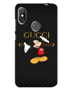 Чехол для Xiaomi Redmi Note 6 Pro с картинкой «Микки Маус Gucci»